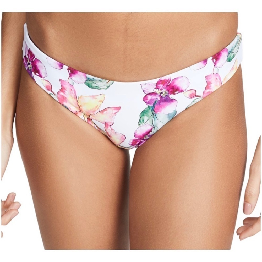 NWT REVOLVE PILYQ Wild Orchid Reversible Bikini Bottoms